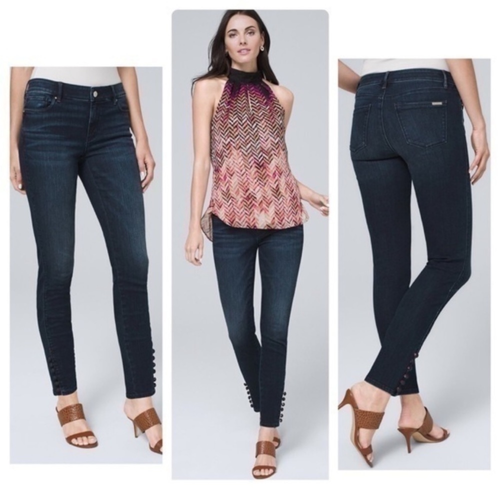 Women's The Skinny Jeans with button detail